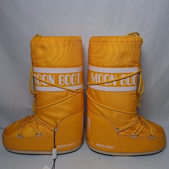 Moon Boot Boots Icon Nylon Yellow EU 35/38 Men US 3.5-6 Women US 4.5-7 - Picture 3 of 16